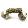 Load image into Gallery viewer, Cotton Rope Tennis Dumbbell Dog Toy
