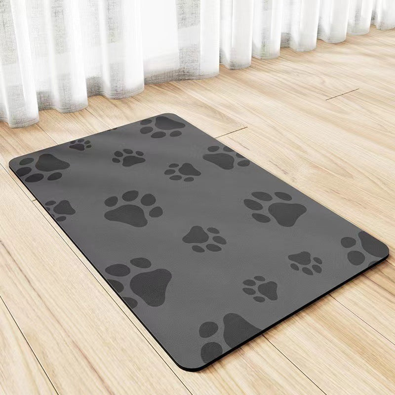 Dogs And Cats Eating Mat Spill-proof Waterproof Quick-drying Placemat