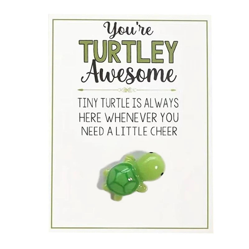 Hug Turtles Emotional Support Ornament Greeting Card Gift