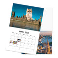 Load image into Gallery viewer, Urban Cat 2025 Wall Calendar 12 Months Hanging Calendar for Home Office Schedule Paper Year Planning Notes
