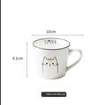 Load image into Gallery viewer, Breakfast Ceramic Milk Coffee Cup Couple Personality Creative Cartoon Cats
