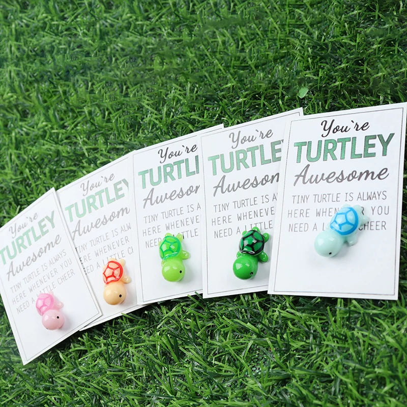 Hug Turtles Emotional Support Ornament Greeting Card Gift