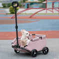 Load image into Gallery viewer, Foldable Small Pet Stroller 4 Wheels for Traveling Dogs Cats  Ideal for Small Pets Outings
