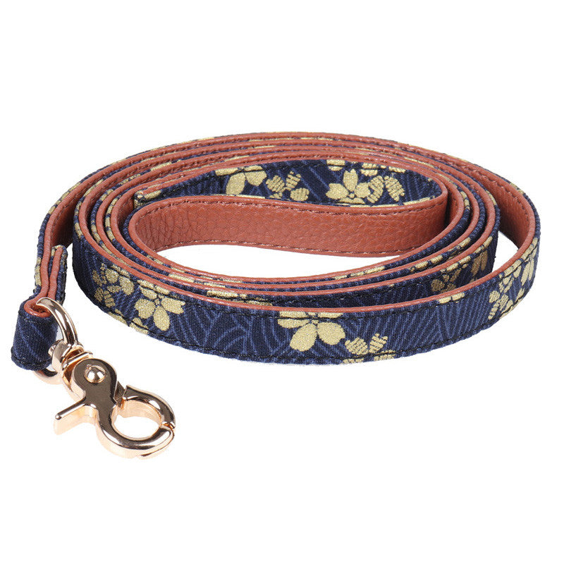 Pet collar leash