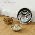 Load image into Gallery viewer, Large Capacity Stainless Steel Dog Bowls Metal Bowl for Pet Sturdy and Durable Thick Smooth Metal Food and Water Dishes
