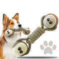 Load image into Gallery viewer, Cotton Rope Tennis Dumbbell Dog Toy
