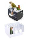 Load image into Gallery viewer, Portable Bird Cage with Food and Water Feeder
