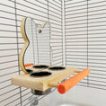 Cargar la imagen en la vista de la galería, Parrot Puzzle Bird Toy Grinding Claw Stand Stainless Steel Food Cup Mirror
