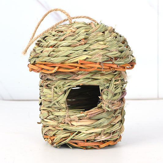 Creative Straw Birds Nest Handicraft Hand-Woven Straw Bird Cage