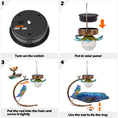 Load image into Gallery viewer, Solar Crack Ball Bird Feeder
