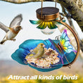 Load image into Gallery viewer, Solar Crack Ball Bird Feeder
