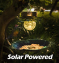 Load image into Gallery viewer, Solar Crack Ball Bird Feeder
