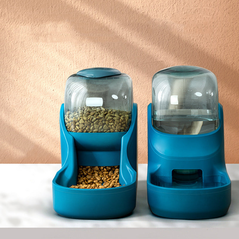 Automatic Drinking Fountain And Food Feeder Pet Supplies