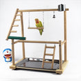 Load image into Gallery viewer, Bird Stand Stand Desktop Training Cockatiel Playground Bird Toy Swing Climbing Ladder Bird Gear Supplies
