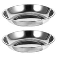 Load image into Gallery viewer, 2 Pcs Fatigue Bowls for Kittens Cat Dish Stainless Steel Feeding Shallow Food
