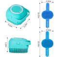 Load image into Gallery viewer, 3-piece Set Dog Bath Brush Shampoo Brush Massage Brush With Adjustable
