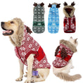 Load image into Gallery viewer, Christmas Elk Vintage Hooded Fur Collar Pet Clothes
