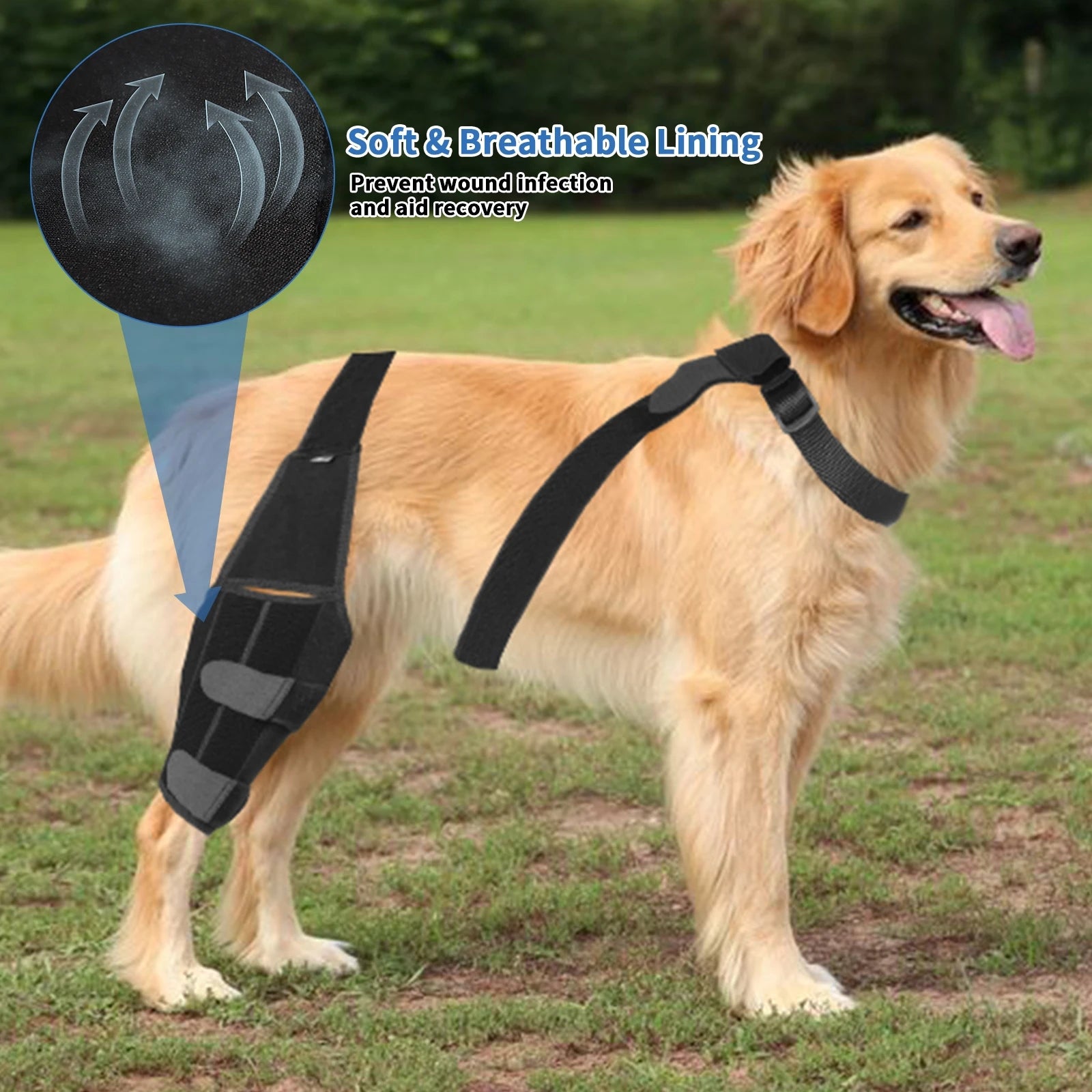 Pet Supplies Dog Knee Pad Protective Gear Surgical Injury Protective Cover