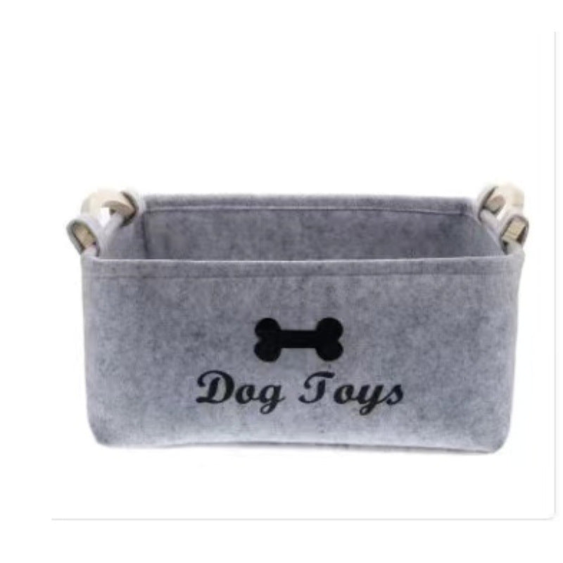 Pet Toys Box Storage Basket