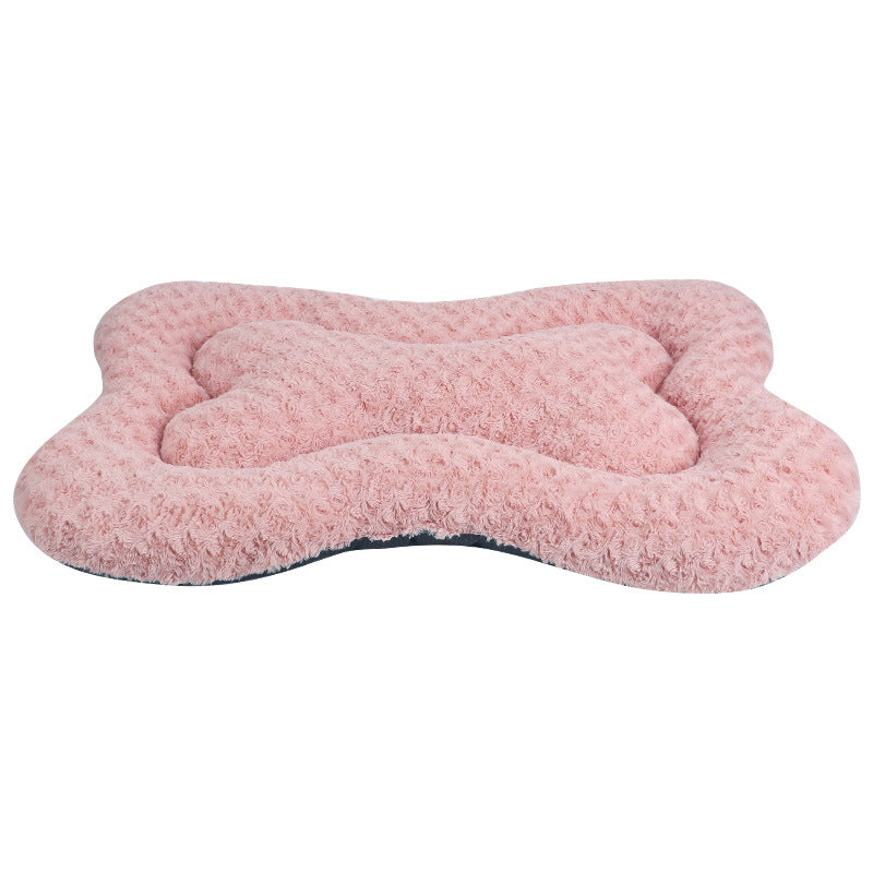 Four Seasons Universal Rose Pattern Bone Pad For Dogs