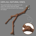 Load image into Gallery viewer, Bird Standing Stick Wild Grape Wood Grinding Claw Stick Perching Stick
