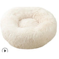 Load image into Gallery viewer, Donut Dog Bed Warm Soft Long Plush Bed For Small Large Dog Washable Sofa Cushion
