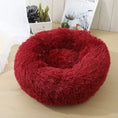 Load image into Gallery viewer, Donut Dog Bed Warm Soft Long Plush Bed For Small Large Dog Washable Sofa Cushion
