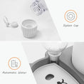 Load image into Gallery viewer, Elevated Panda Raised Stainless Steel Bowls With Automatic Water Dispenser Bottle For Pets
