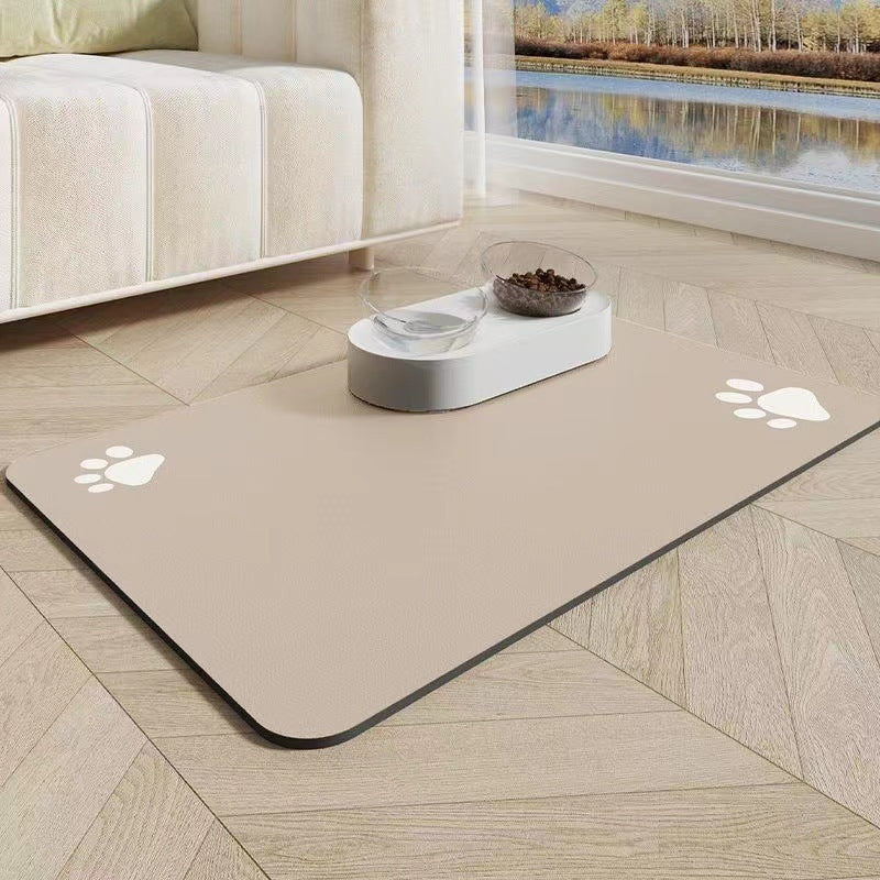 Dogs And Cats Eating Mat Spill-proof Waterproof Quick-drying Placemat