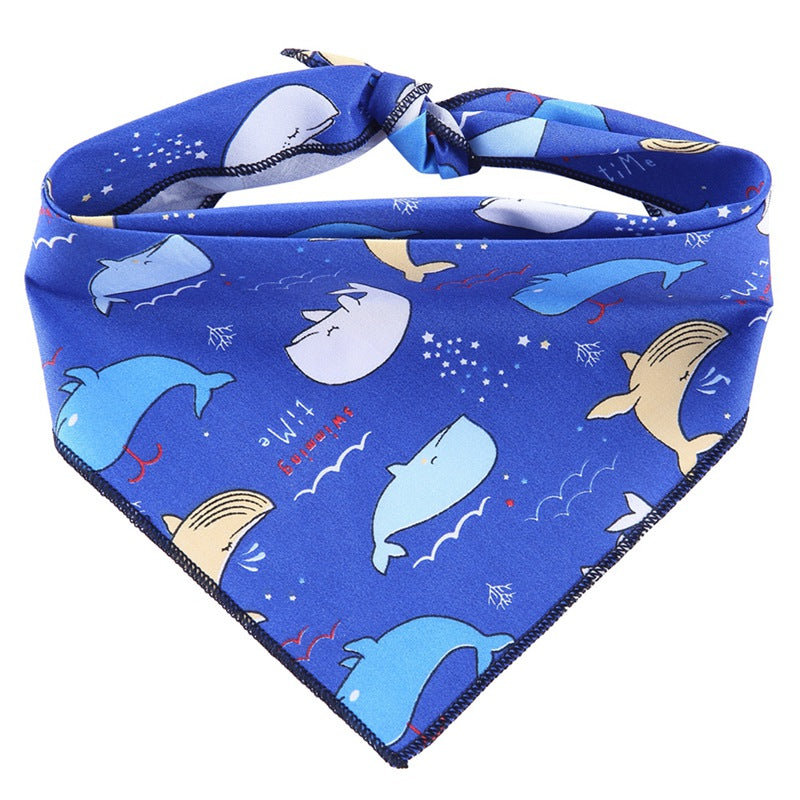 Dog scarf triangle scarf (XL Only)