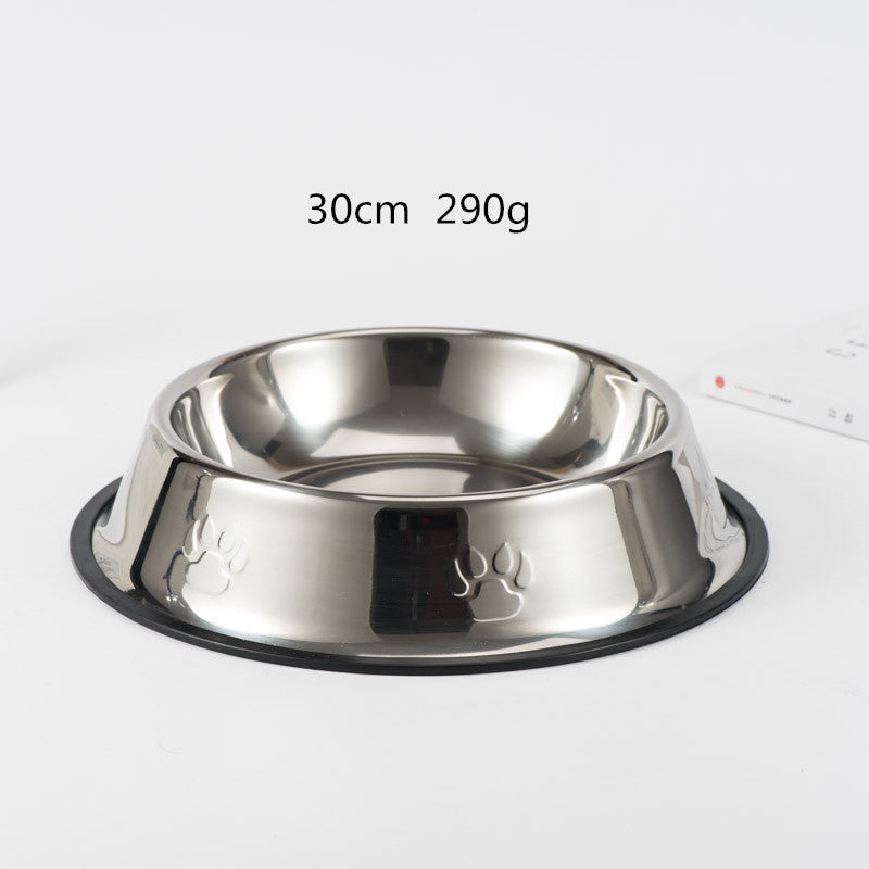 6 Size Stainless Steel Bowls Water, Food For Dogs and Cats