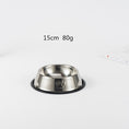 Load image into Gallery viewer, 6 Size Stainless Steel Bowls Water, Food For Dogs and Cats
