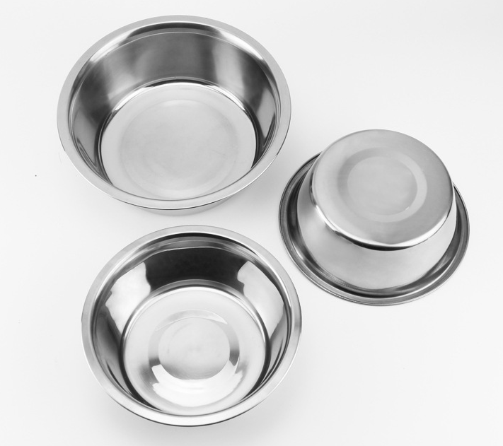 Pet pots, customized stainless steel processing tanks, dog bowls, grain feeding bowls, pet supplies, dog food