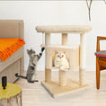 Load image into Gallery viewer, Cat Tree Tower With Indoor Condo, Scratching Posts, and Plush Perch Bed Furniture, 29inch
