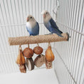 Load image into Gallery viewer, Parrot Supplies Stand Rod Hemp Rope Braided Bird Toy
