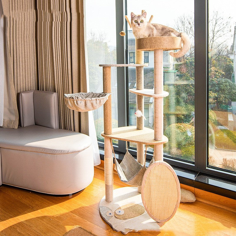 Cat Large Climbing Integrated Luxury Shelf Cat Tree