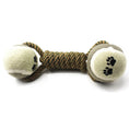 Load image into Gallery viewer, Cotton Rope Tennis Dumbbell Dog Toy
