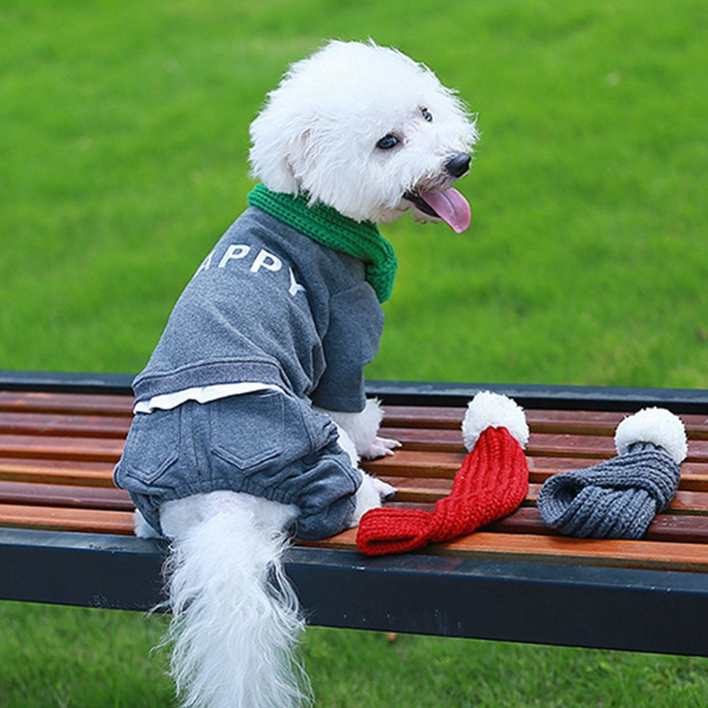 Pet Christmas Warm Scarfs