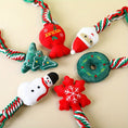 Load image into Gallery viewer, 3pcs Christmas Cotton Rope Pet Plush Toys
