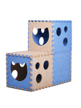 Load image into Gallery viewer, Double Layer Cat Tunnel Foldable Cat Scratcher Board For Casual Comfort  House Toys
