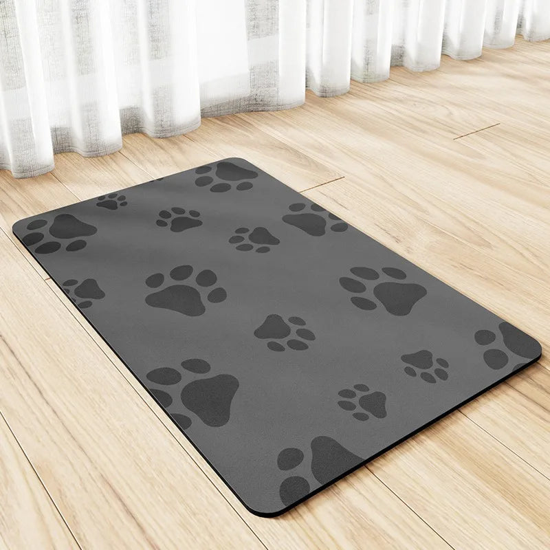 Pet Placemat No Stains Quick Dry Absorbent Dog Food bowl Mat Cat Feed Mat Cat Pads