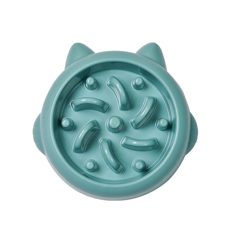 Pet Dog Cat Slow Feeder Bowls Anti Choking Slow Feeder Dish Bowl