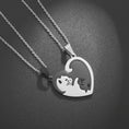 Load image into Gallery viewer, Hot Hug Love Cat Pairing Couple Necklace Fashion Stainless Steel For Men Women Best Friend Jewelry Gift
