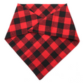 Load image into Gallery viewer, Cross-border new classic plaid pet saliva towel double dog triangle towel dog scarf
