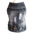 Load image into Gallery viewer, Denim Dog Clothes for Pitbull Dachshund Fashion Dog Jean Jacket
