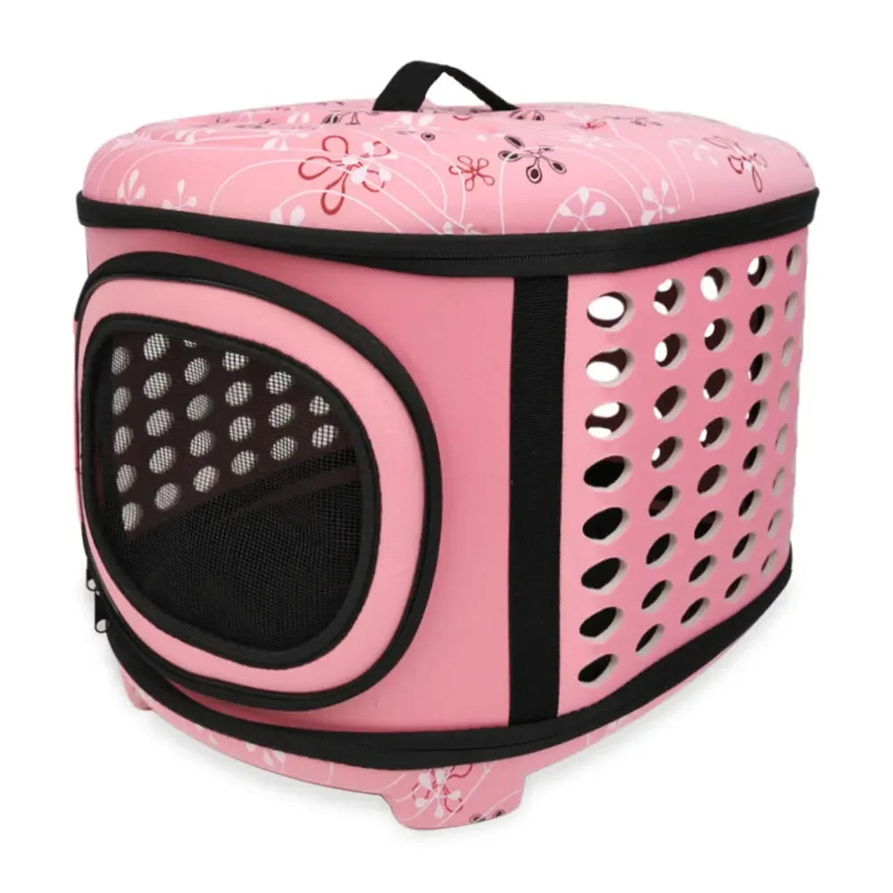 Pet Carrier Side Foldable Travel Tote Shoulder Bag