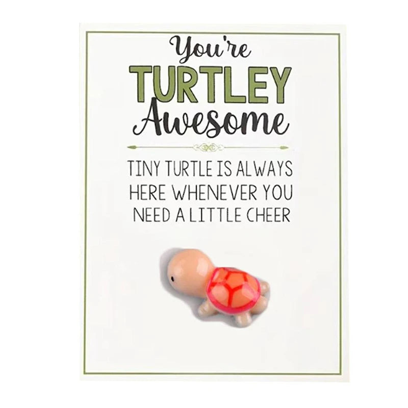 Hug Turtles Emotional Support Ornament Greeting Card Gift