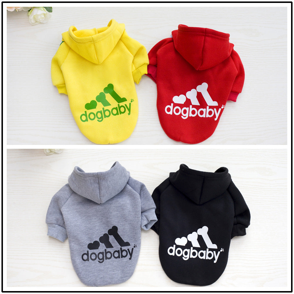 Fashion Warm Hoodie Clothes For Small and Big Dogs