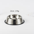 Load image into Gallery viewer, 6 Size Stainless Steel Bowls Water, Food For Dogs and Cats
