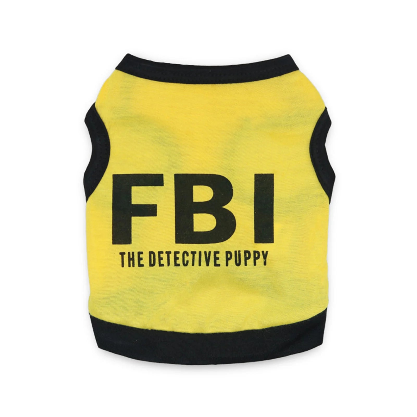 Police Suit Cosplay Dog Clothes Black Elastic Vest Coats